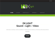 Tablet Screenshot of dk-light.com